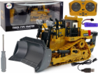 LeanToys Dálkově ovládaný buldozer 2,4 G Pohyblivá lopata...