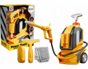 LeanToys Dětská tlaková myčka s houbičkou a stěrkou LEAN Toys