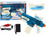 LeanToys Vodní pistole na baterie, puška M416, 500ml, dostřel 8-10m LEAN Toys