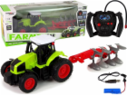 LeanToys Traktor na dálkové ovládání 1:16 s gumovými kole...