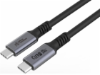 MicroConnect Kabel USB USB-C - USB-C 1 m černý (prémiový ...