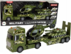 LeanToys Vojenská sada Tank Třecí pohon Vrtulník Nákladní...