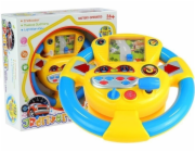 LeanToys Interaktivní volant pro dětské zvuky LEAN Toys