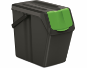 Prosperplast Odpadkový koš na třídění černý (225)