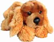 Dubi Plyšový maskot španěl, velký, 30 cm, měkký plyšový medvídek, pes