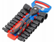 Forsage Socket set 1/2 20 ks. (s ráčnou a prodlužovacím nástavcem) (8–32 mm)