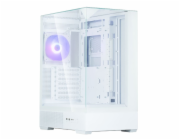 Zalman skříň P40 Prism / miniIT / 120mm ARGB fan / 2xUSB 3.0 / USB-C / panoramatická / bílá