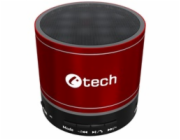 C-TECH repro SPK-08R, bluetooth, červená