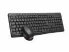 C-TECH klávesnice s myší WLKMC-04, Bezdrátový set 2.4GHz,...