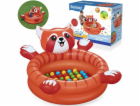 Bestway Suchý bazén červený PANDA s míčky 107x94cm + 50 m...