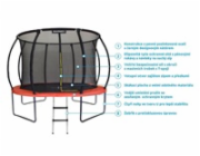 Marimex Premium trampolína 366 cm + vnitřní ochranná síť + schůdky ZDARMA