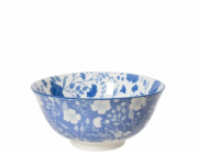 DECORIS Miska, modrá/bílá, 15 cm
