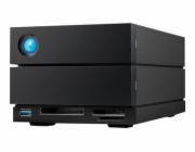 LaCie 2big Dock STLG48000400 - Pole pevných disku - 48 TB - 2 zásuvky (SATA-600) - HDD 24 TB x 2 - Thunderbolt 4, USB 3.2 Gen 2 (externí) - s 5 let Rescue Data Recovery Service Plan