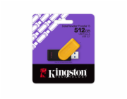 Kingston Flash Disk 512GB USB3.2 Gen 1 DataTraveler Exodia S (Black + Yellow)