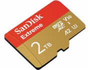 SanDisk micro SDXC karta 2TB Extreme (240 MB/s A2 UHS-I U3 V30) + adaptér
