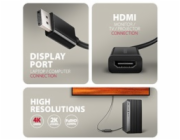 AXAGON RVD-HI20N, DisplayPort -> HDMI 2.0b redukce / adaptér, 4K/60Hz