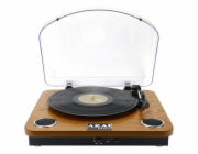 Gramofon AKAI, ATT-11BT, bluetooth, rychlost vinylů 33/45/78, dřevěné provedení