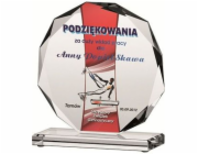 Victoria Sport Skleněná trofej s barevným potiskem LuxorJet
