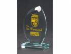 Victoria Sport Skleněná trofej s rytím a pouzdrem + výplň...
