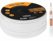 Libox koaxiální kabel RG6U PCC113-100 CU+CU+CU HD 100m LIBOX