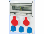 Elektromet Rozvaděč pro budovy 12 modulů 1x16A 5P 400V, 1x32A 5P 400V, 3x16A 2P+Z RSE-04 IP54 (942091)