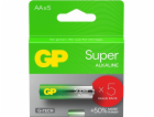 GP Battery Alkalické baterie LR6/AA GP SUPER 5 ks. (G-TECH)