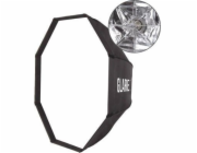 GlareOne Osmihranný softbox Quick Assembly Easy Fold 150 cm - montáž Bowens