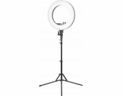 Activeshop Ring Light, prstencové světlo, 18' 48W LED, černé + stojan