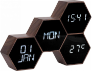 Karlsson Rádiobudík KARLSSON Six in the Mix KA5805BK (hnědý)