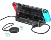 Unitek Dokovací stanice Unitek pro Nintendo Switch, PD 100W, HDMI 4K, RJ-45, čtečka karet