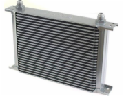 TurboWorks_D Olejový chladič TurboWorks 25 řad 260x195x50 AN8 stříbrný