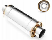 RM Motors Sports tlumič výfuku s přímým průchodem 63,5 mm 400 mm RM