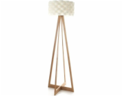Atmosphera Stojací lampa Bambusová stojací lampa - bílá, výška 150 cm