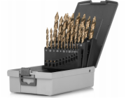 SMART365 Sada vrtáků HSS CO Step-Tec, 25 ks, 1-13x0,5 mm