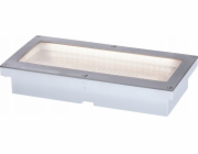 Paulmann BRICK LED zemní svítidlo 1,6W 50lm 3000K IP68 s pohybovým senzorem 200x100 230V hliník / nerezová ocel