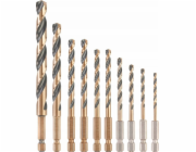 Dewalt Vrtačka DEWALT SADA VRTÁKŮ DO KOVU S IMBUSEM 10dílná. 3-10mm ČERNÁ A ZLATÁ