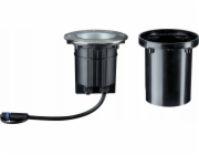 Paulmann Plug & Shine podlahové svítidlo, nastavitelné 20 stupňů 6W 3000K 428lm IP67 24V stříbrné/kovové