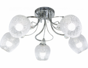 Mdeco Stropní lampa Stropní lampa do ložnice ELM8824/5 8C nad postelí chrom