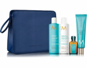 NoName MOROCCANOIL_SET Hydratační šampon Luminous Wonders 250ml + hydratační kondicionér 250ml + kúra 25ml + krém na ruce 100ml + kosmetická taštička