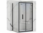 Rea REA-K6423 / REA / RAPID / NÁSTĚNNÝ PROFIL 100 ČERNÝ SKLO TRANSPARENTNÍ /