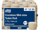 Tork Tork – Role toaletního papíru bez dutinky, T7, Advan...