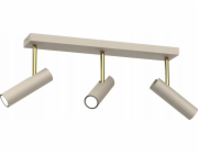 Luminex Stropní svítidlo Stropní svítidlo Luminex Axion 273 s páskem 3x8W GU10 béžovo/zlaté