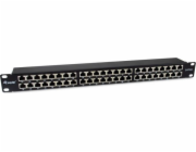 Equip Patchpanel Equip 48x RJ45 Cat6A 19 FTP 1HE Premium černý