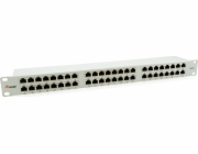 Equip Vybavte Patchpanel 48x RJ45 Cat6 19 FTP 1HE ISO/IEC hellgrau