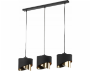 TKKRYWULT TK Lighting Grant 4877 závěsná lampa 3x15W E27 černá/zlatá