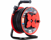 Montis PROFESSIONAL MT105-30 prodlužovací kabel na bubnu 4x2p+Z IP44 16A 3680W 3x1,5 30m Montis černá