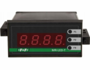 F&F Panelový displej F&F MAX-MR-LED-T s tlačítky a komunikací Modbus RTU, černý