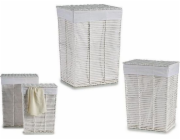 BigBuy Koš na prádlo bílý