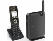 Snom Snom 110 SC DECT Bundle Pevná linka DECT systém Jméno a identifikace volajícího, černý