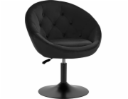 Activeshop Otočná židle 4Rico QS-BL12B sametově černá